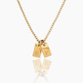 Tag Initial Necklace